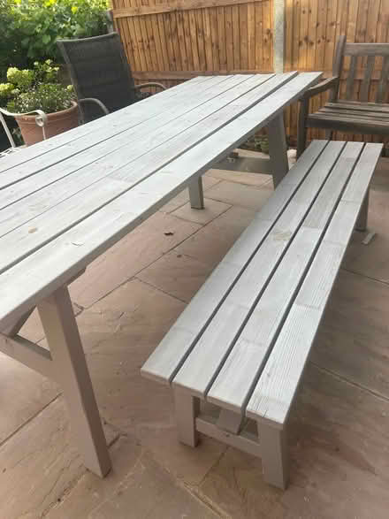 Photo of free Garden table with bench (Cockfosters EN4) #1
