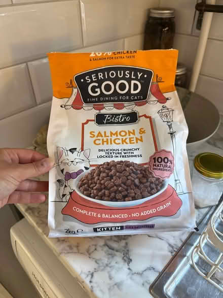 Photo of free good kitten dry food (Tudor Road E4) #1