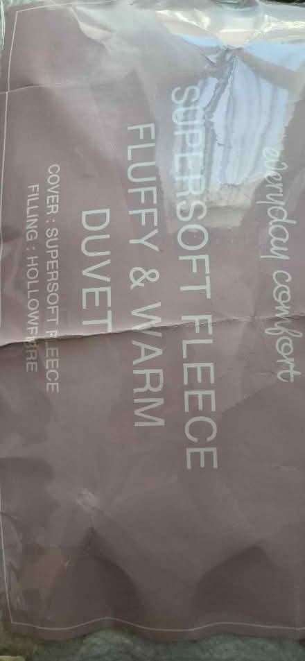 Photo of free Beige double teddy fleece duvet (Portsmouth PO1) #1
