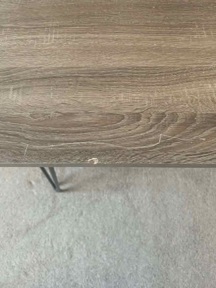 Photo of free Desk with Industrial Metal Legs (Teddington TW11) #2