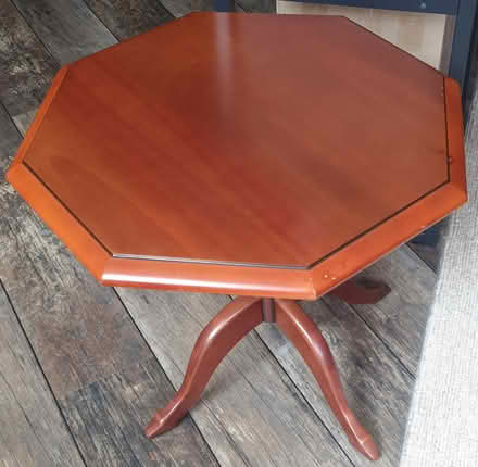 Photo of free Mahogany Octagonal Side Table (Dimbles WS13) #2