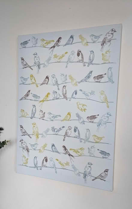Photo of free Birds canvas artwork wall hanging (EH5, Granton, Edinburgh) #1