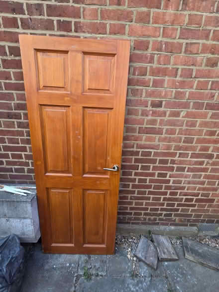 Photo of free Solid Pine 6 Panel Door (Fleetville AL1) #1
