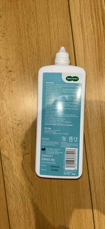 Photo of free Specsavers multipurpose contact lens solution (Englefield Green TW20) #3
