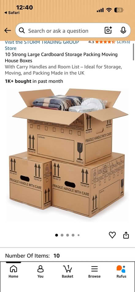 Photo of Packing boxes (Bow E3) #1