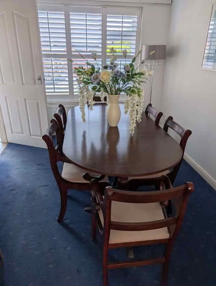 Photo of free Dining table and 6 chairs (Saltney CH4) #1