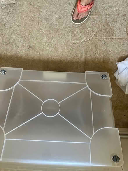 Photo of free Plastic under- bed storage (Birch, Essex) #2