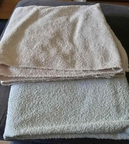 Photo of free 2 x Bath Sheets (Orton Waterville PE2) #1