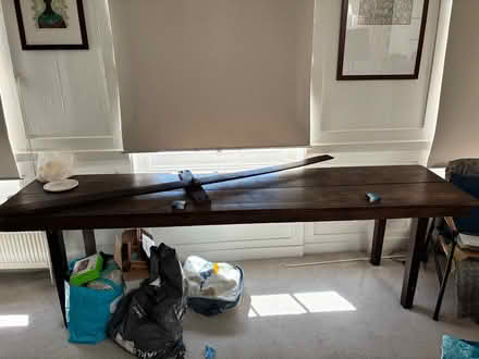 Photo of free One oak table and one Habitat desk. (Bloomsbury WC1N) #1