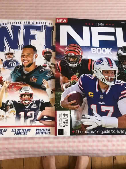 Photo of free NFL bookazines (Off Woodbridge road IP4) #2