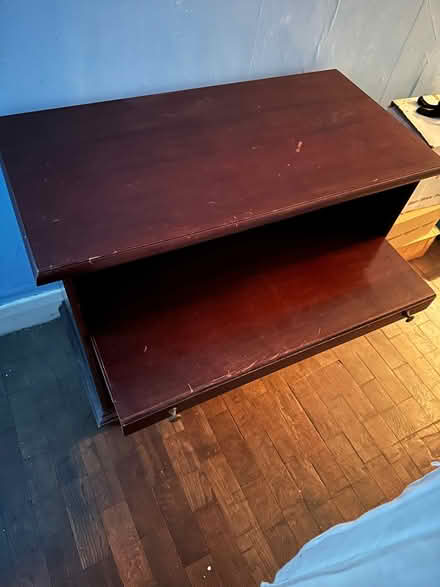 Photo of free Wooden Shelf unit with pull out shelf and drawers (islington N1) #2
