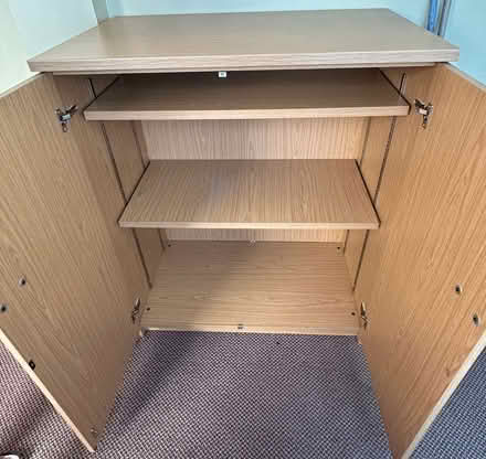 Photo of free Storage cabinet with shelves. (Shillingford OX10) #2