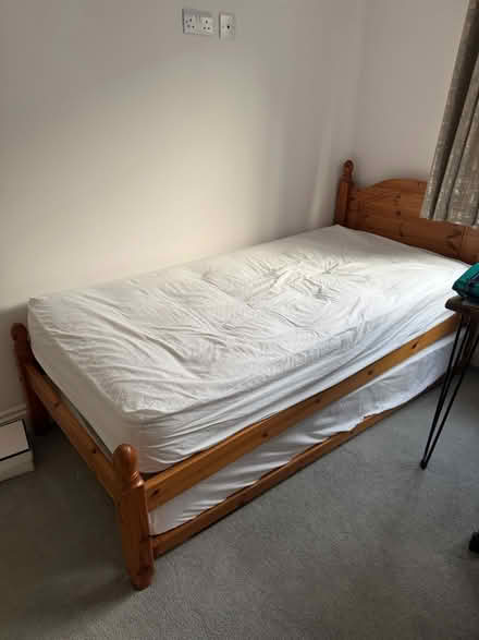 Photo of free Single trundle bed (Pembury TN2) #2