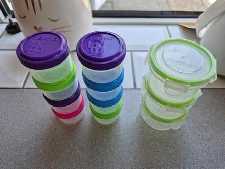 Photo of free Tiny storage tubs and baby ice lolly maker (Sheering CM22) #1