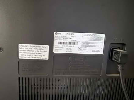 Photo of free 42" tv (Mountain View, Cuesta Park) #3