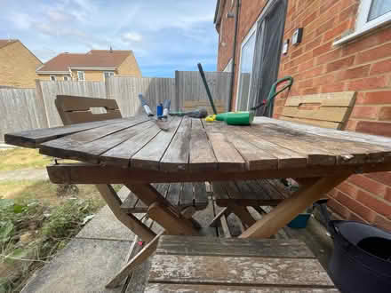 Photo of free Garden table & chairs (Eaton Socon PE19) #4