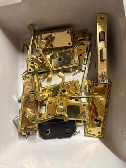 Photo of free Brass coloured interior door handles (Denmead PO7) #1