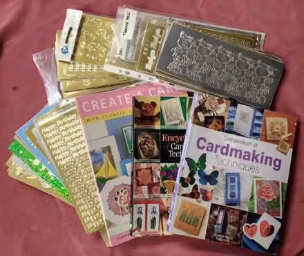 Photo of free 3 Card Making Books and Stickers (DA1) #1