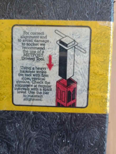 Photo of free Tool for driving in post metal (Hastings TN34) #2