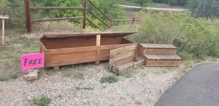 Photo of free Wooden boxes, steps, railing (West Loveland) #1