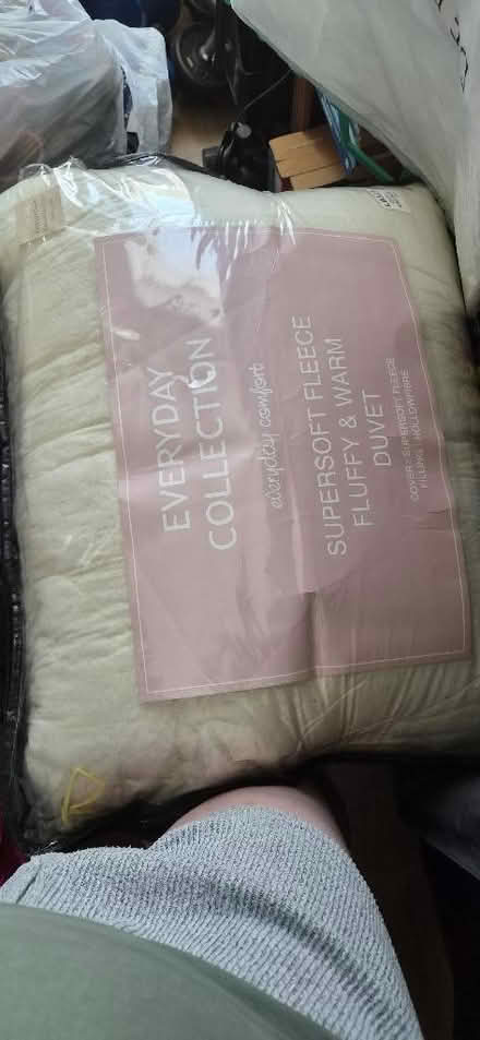 Photo of free Beige king size teddy fleece duvet (Portsmouth PO1) #1