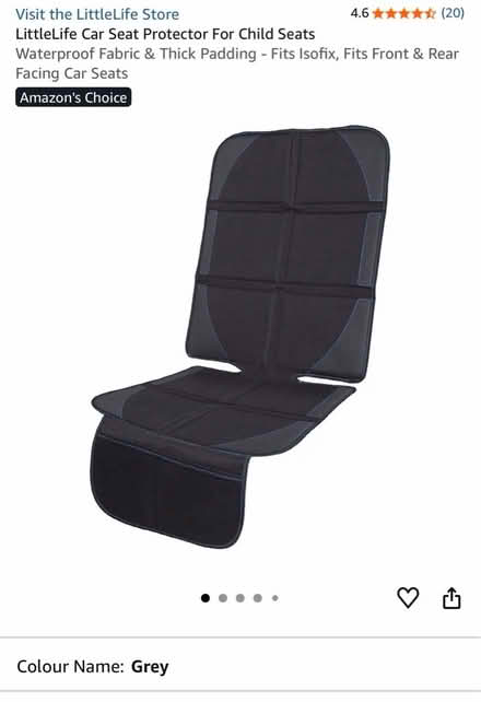 Photo of free X2 car seat protector (South Kensington W8) #2