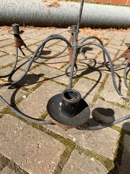 Photo of free Wrought iron chandelier (Gipsy Hill SE19) #3