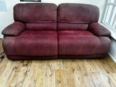 Photo of free 3 seater & 2 seater recliner sofas (Long Stratton, Norfolk NR15) #1