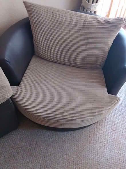 Photo of free Two seater settee and separate large chair (Banners Gate B73) #2