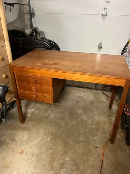 Photo of free Teak Desk (Brookline) #1