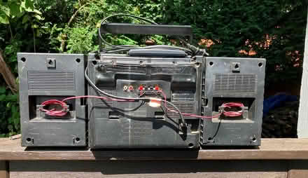 Photo of free GE portable stereo/boombox. Works (Fremont) #2