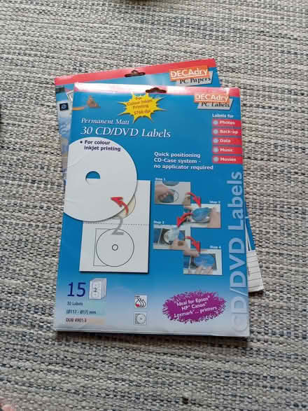 Photo of free CD labels (Ferryhill AB11) #1