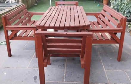 Photo of free Wooden Garden Furniture (Sandy Lane GU14) #4