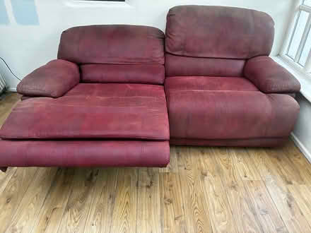 Photo of free 3 seater & 2 seater recliner sofas (Long Stratton, Norfolk NR15) #2