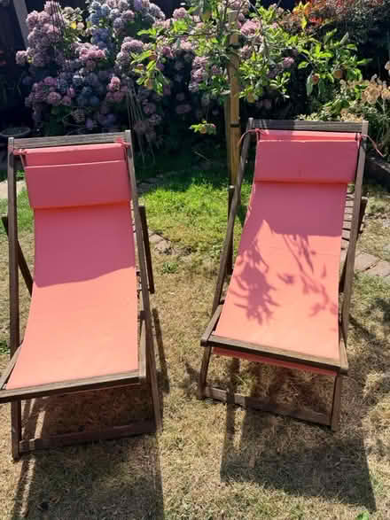 Photo of free Deck chairs (2) excellent quality (Penkhull, Stoke. ST4) #1