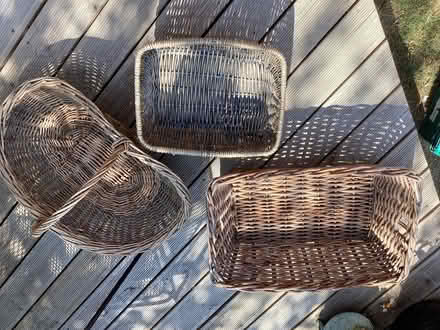Photo of free Three wicker basket (Radbrook Green SY3) #1