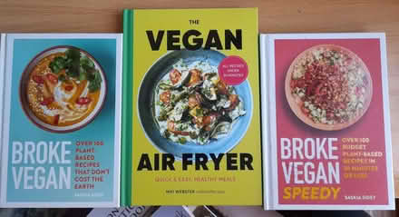 Photo of free 3 x Vegan Cookbooks (Taunton Pyrland & Rowbarton District Ward TA2) #1