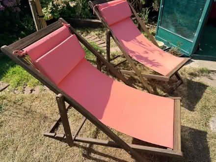 Photo of free Deck chairs (2) excellent quality (Penkhull, Stoke. ST4) #2