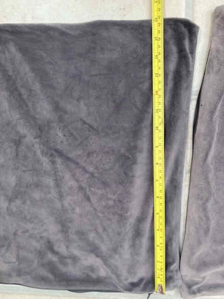 Photo of free 2 x grey velvet cushion covers (Wooburn Green, HP10) #3