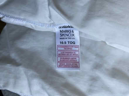 Photo of free Kingsize Duvet 10.5 tog (Cheadle Hulme SK8) #2