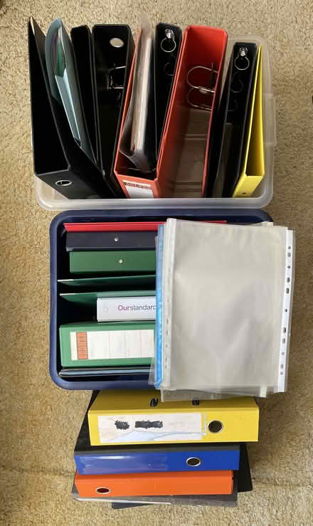 Photo of free Lever Arch & Ring Binder Files (Bognor Regis PO21) #1