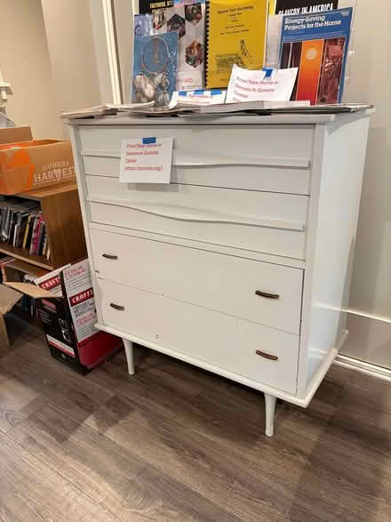 Photo of free Wooden, four drawer dresser (Woodridge near Perry School) #1