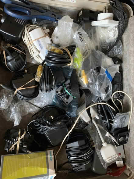 Photo of free Bag of Misc Cables & Power adapters (Hulme M16) #1