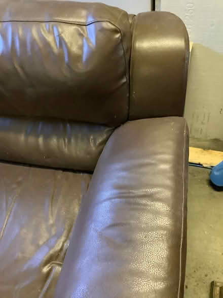 Photo of free Leather Sofa (Marston.Oxford OX3) #3