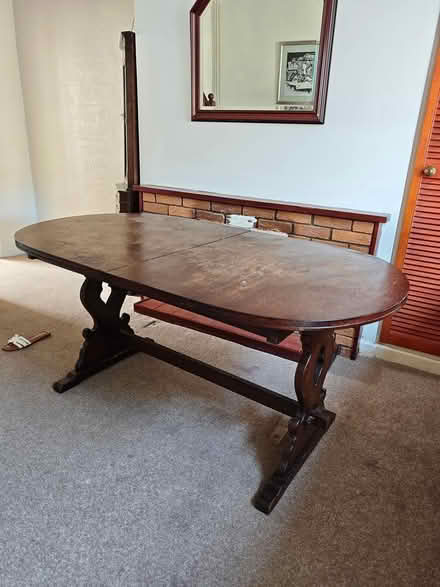 Photo of free Solid wood extending dining table (bl14rr) #1