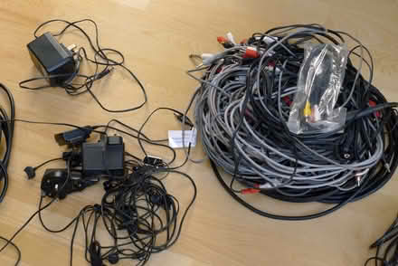 Photo of free Large assortment of cables etc (Charvil RG10) #3