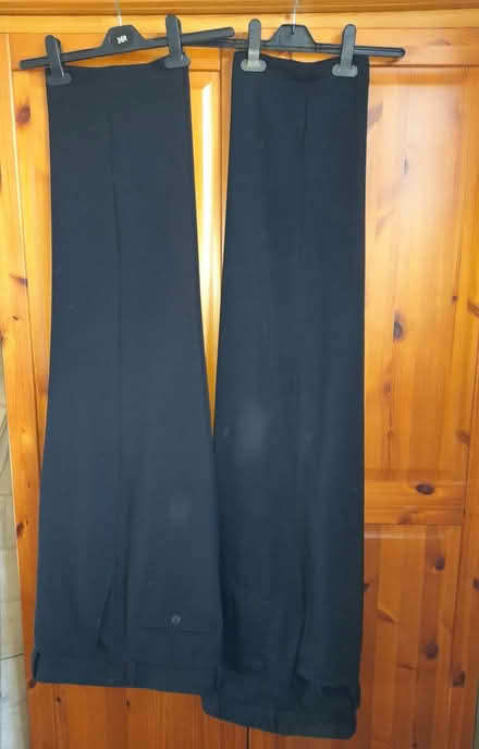 Photo of free pair of mens black trousers 36R and 36/33 (Taunton Pyrland & Rowbarton District Ward TA2) #1
