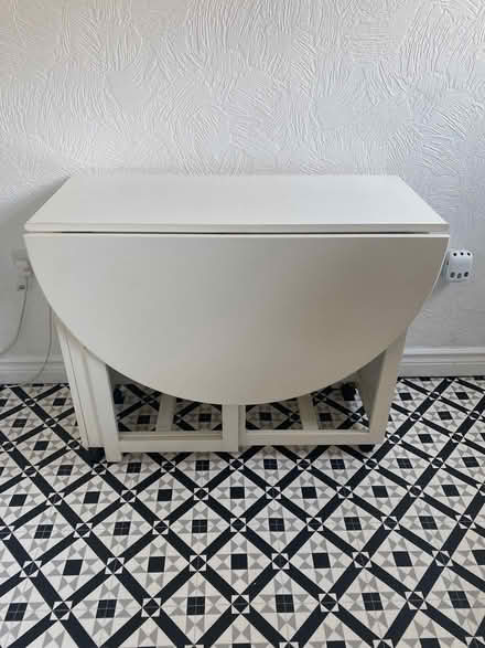 Photo of free Foldaway white table and chairs (Britannia OL13) #2