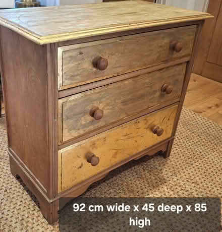 Photo of free Victorian pine chest of drawers (North Lancing BN15) #1