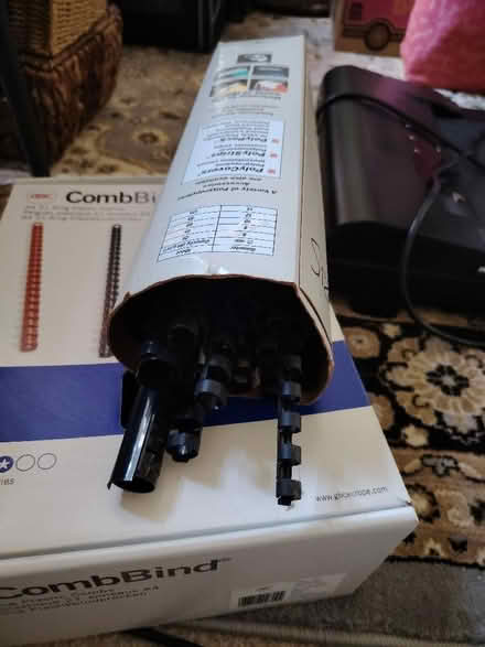 Photo of free 2 binding machines and combs (Bowerham LA1) #4
